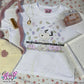 pumpkin leaves dog baby tee