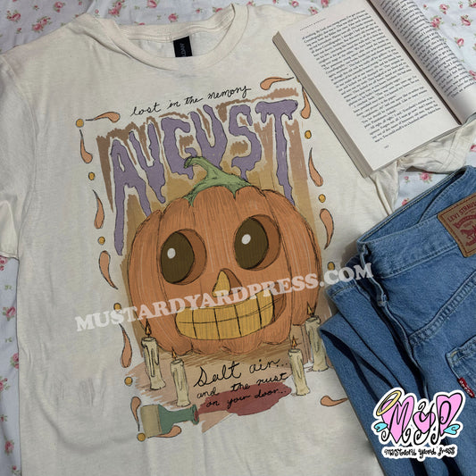 vintage pumpking august t-shirt