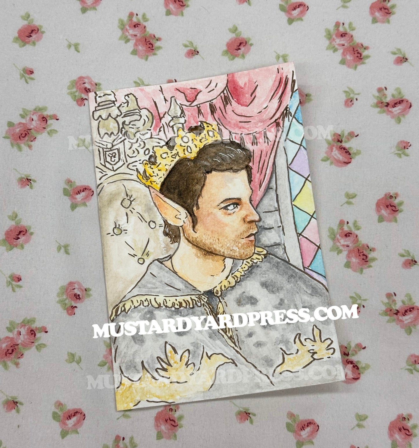 elf prince harry original painting