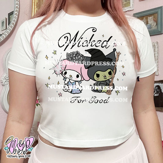 bunny good witches baby tee