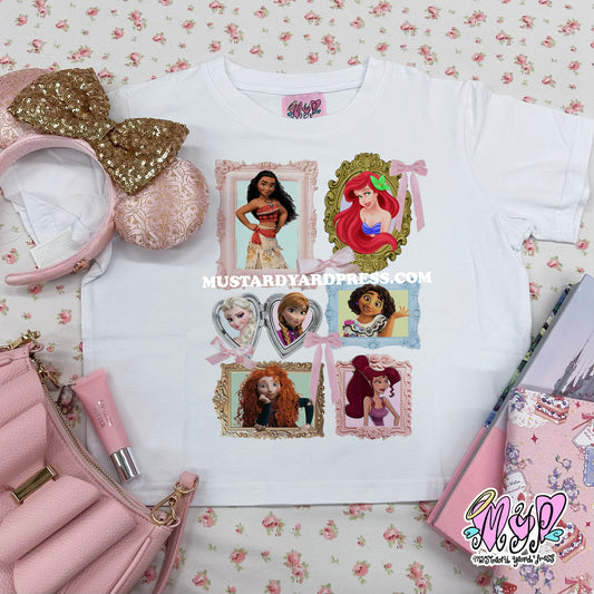 princess frames 2 baby tee