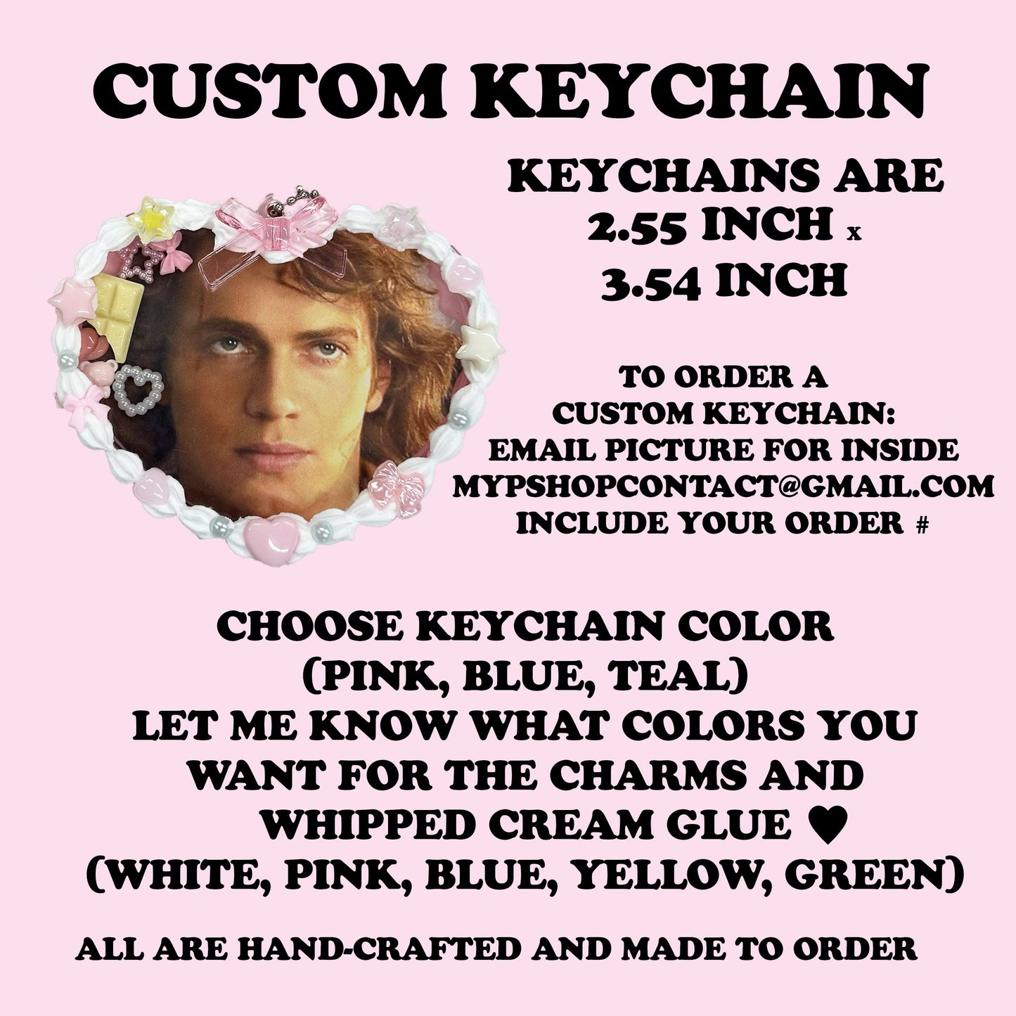 sweet deco custom keychain