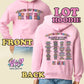 lot hoodie black/baby pink
