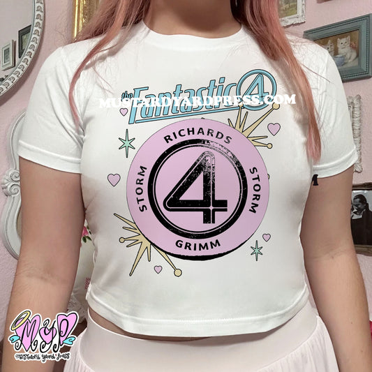 fantastic badge baby tee