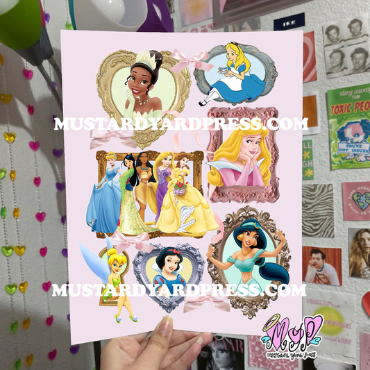 princess frames poster