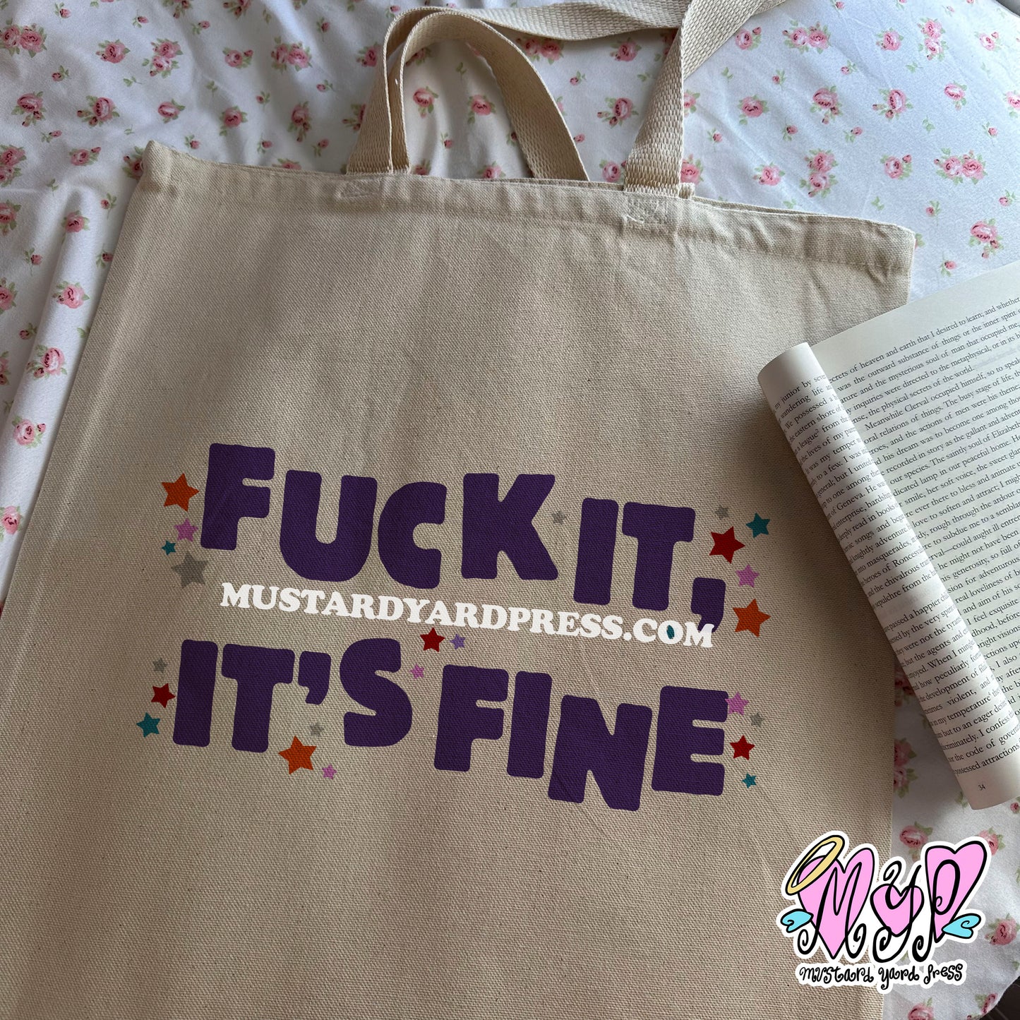 fuck it tote bag