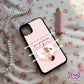 sad girl heart phone case