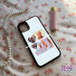 doll hearts blue phone case