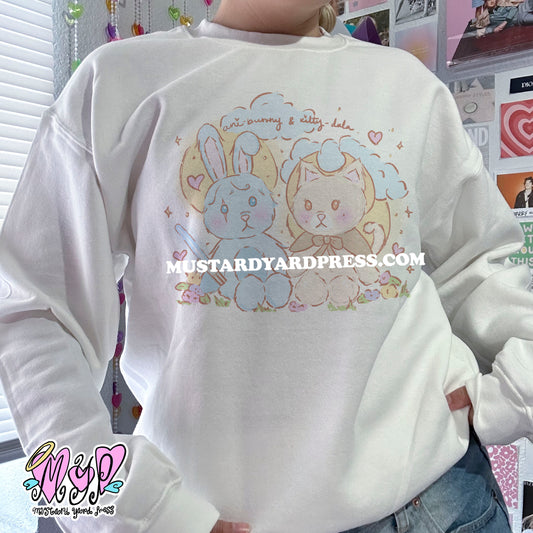 ani-bunny & kitty-dala crewneck