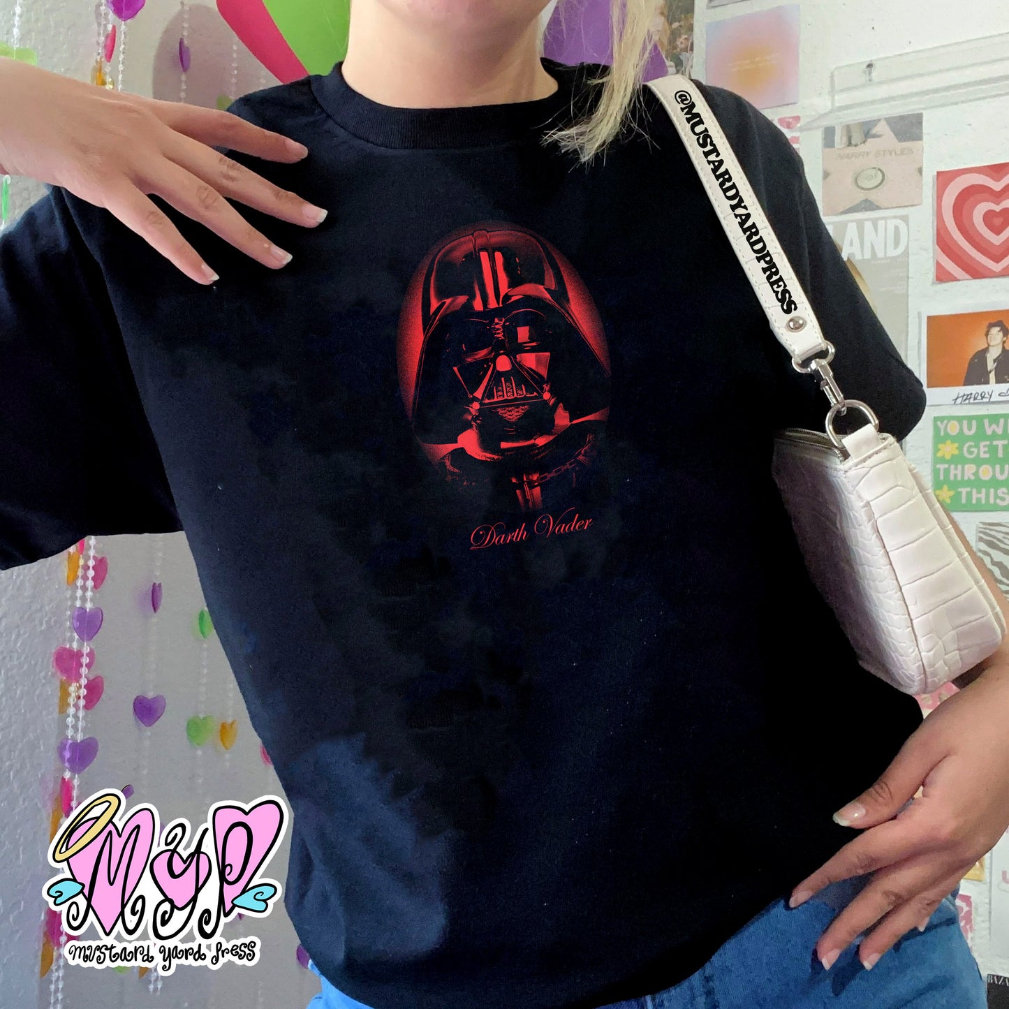 dark ani portrait t-shirt