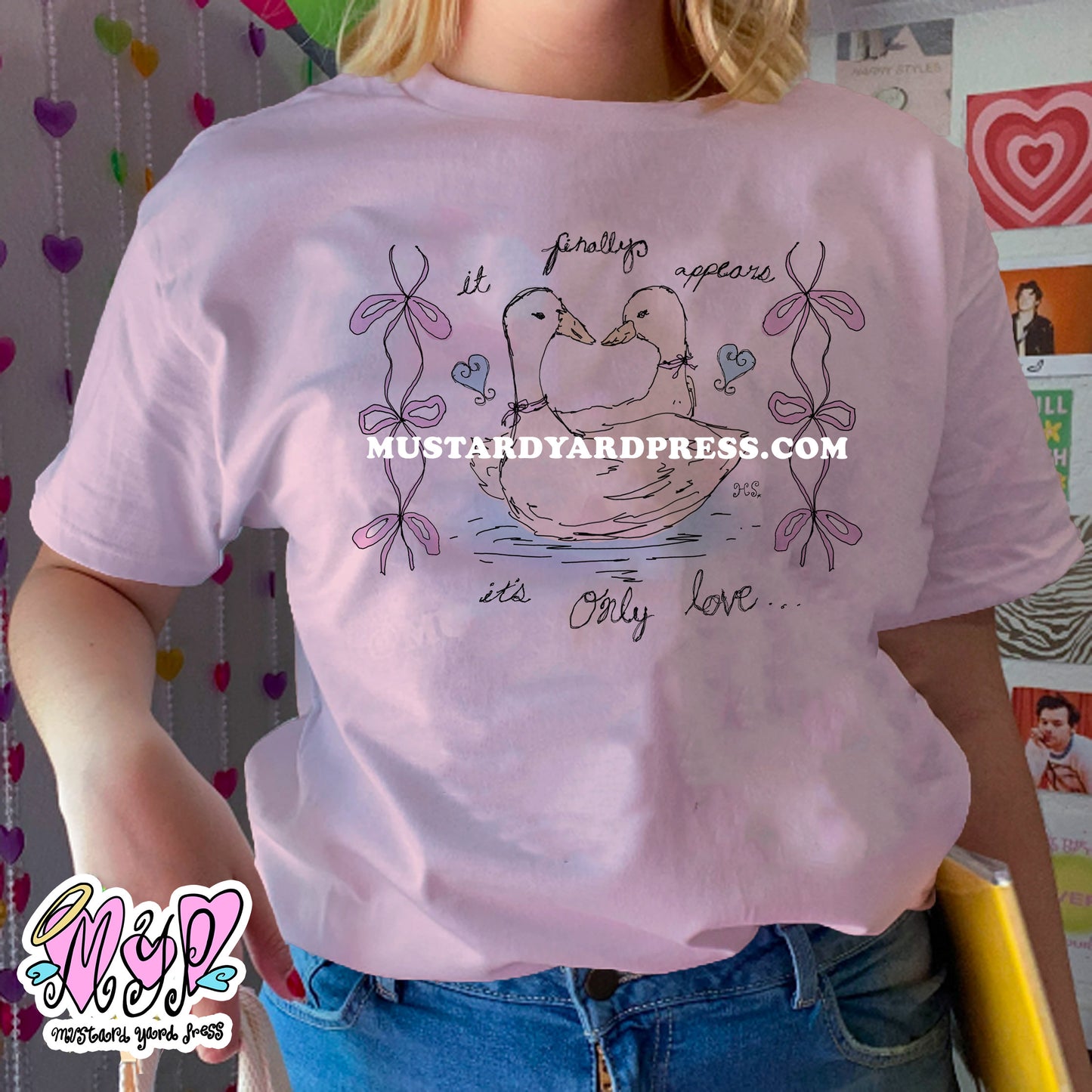 only love swans t-shirt