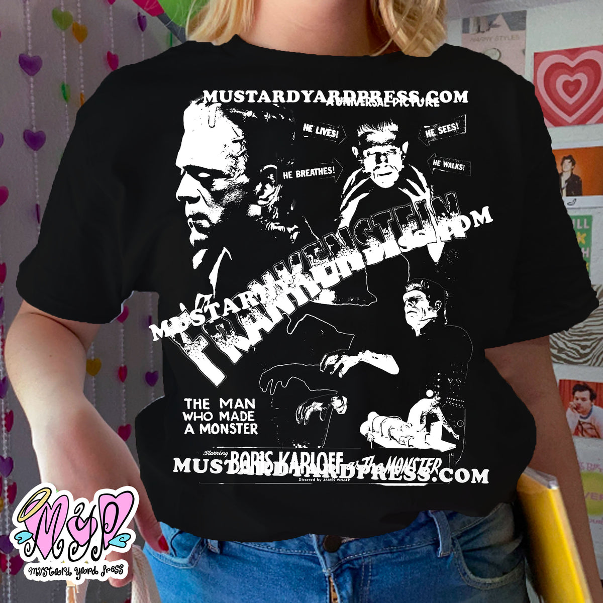 monster collage t-shirt