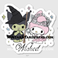 bunny witches mini sticker