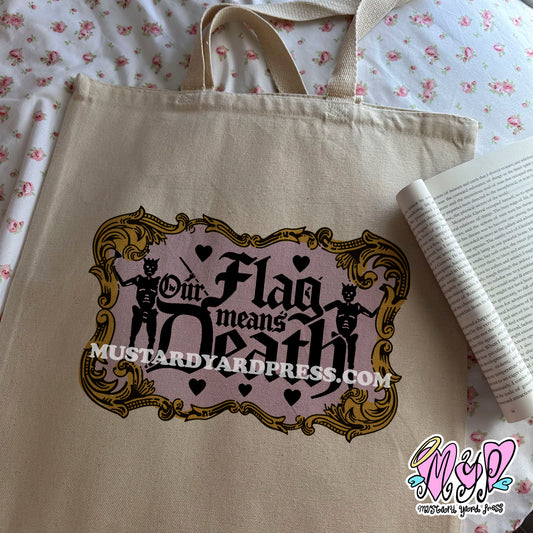 pirate logo tote bag