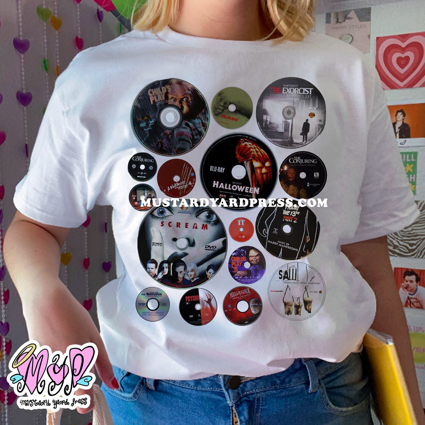 horror cds t-shirt
