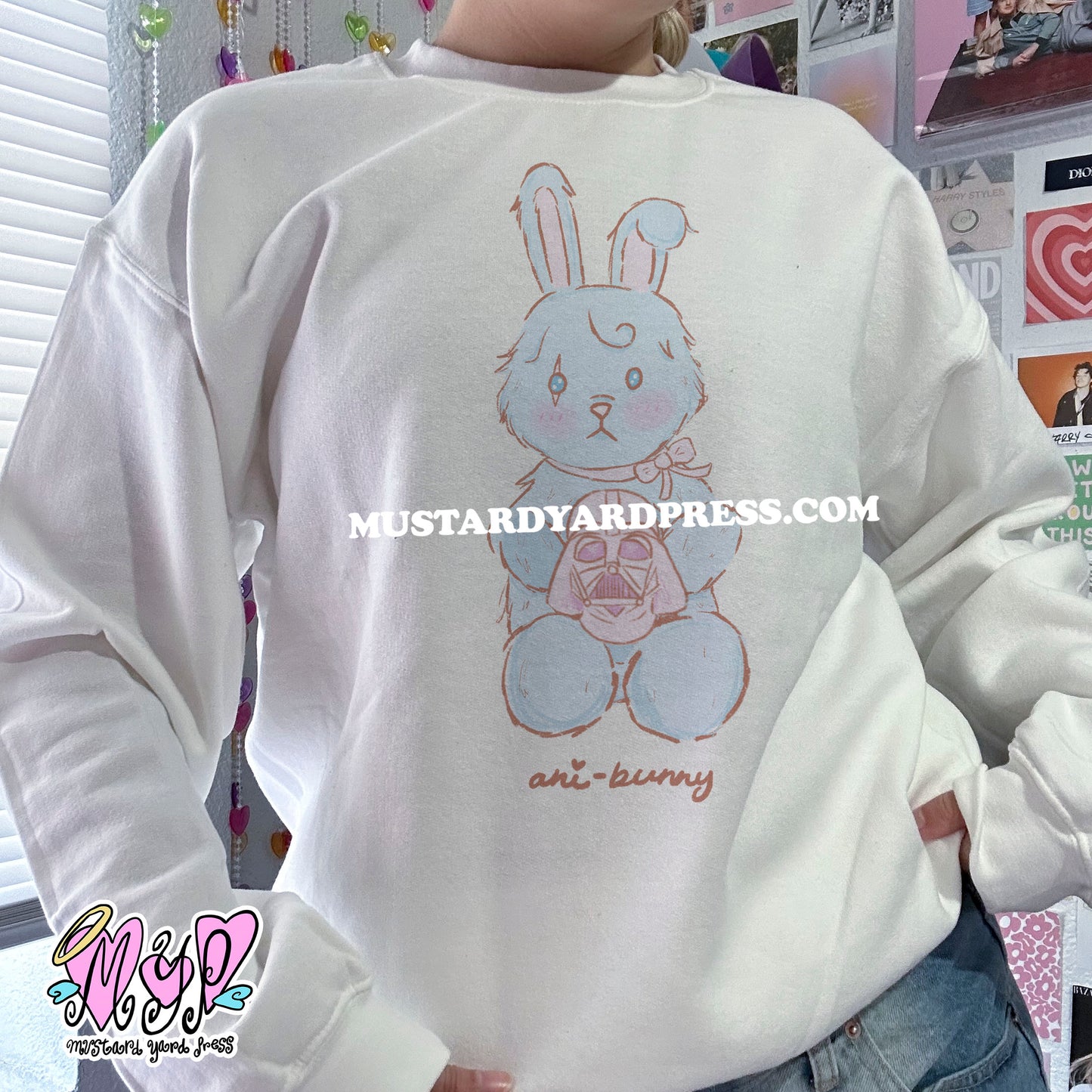 ani-bunny helmet crewneck