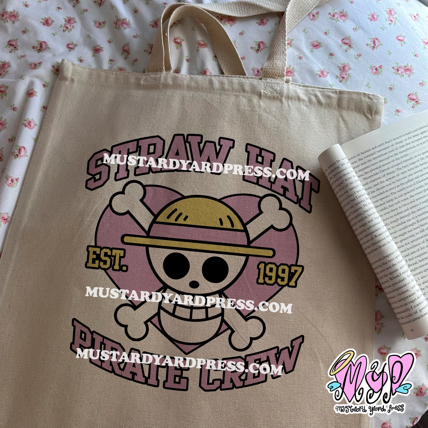 crew logo tote bag