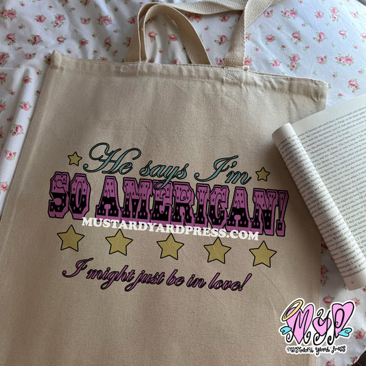 so american tote bag