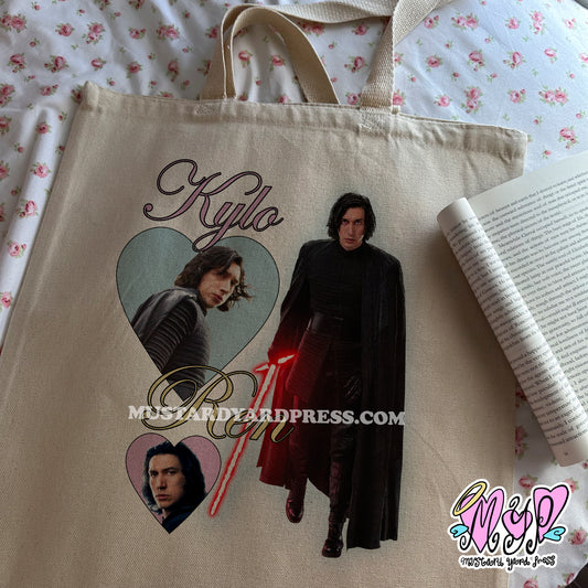 ben hearts tote bag