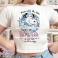 kiss disco dog baby tee
