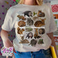 fall animals t-shirt