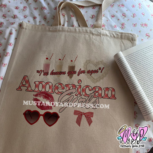 american girls tote bag