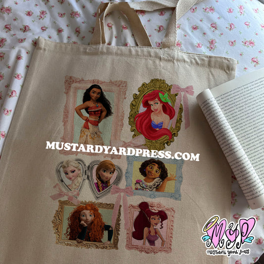 princess frames 2 tote bag