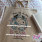 kiss disco dog tote bag