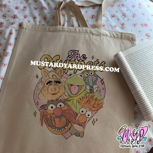 puppet besties tote bag