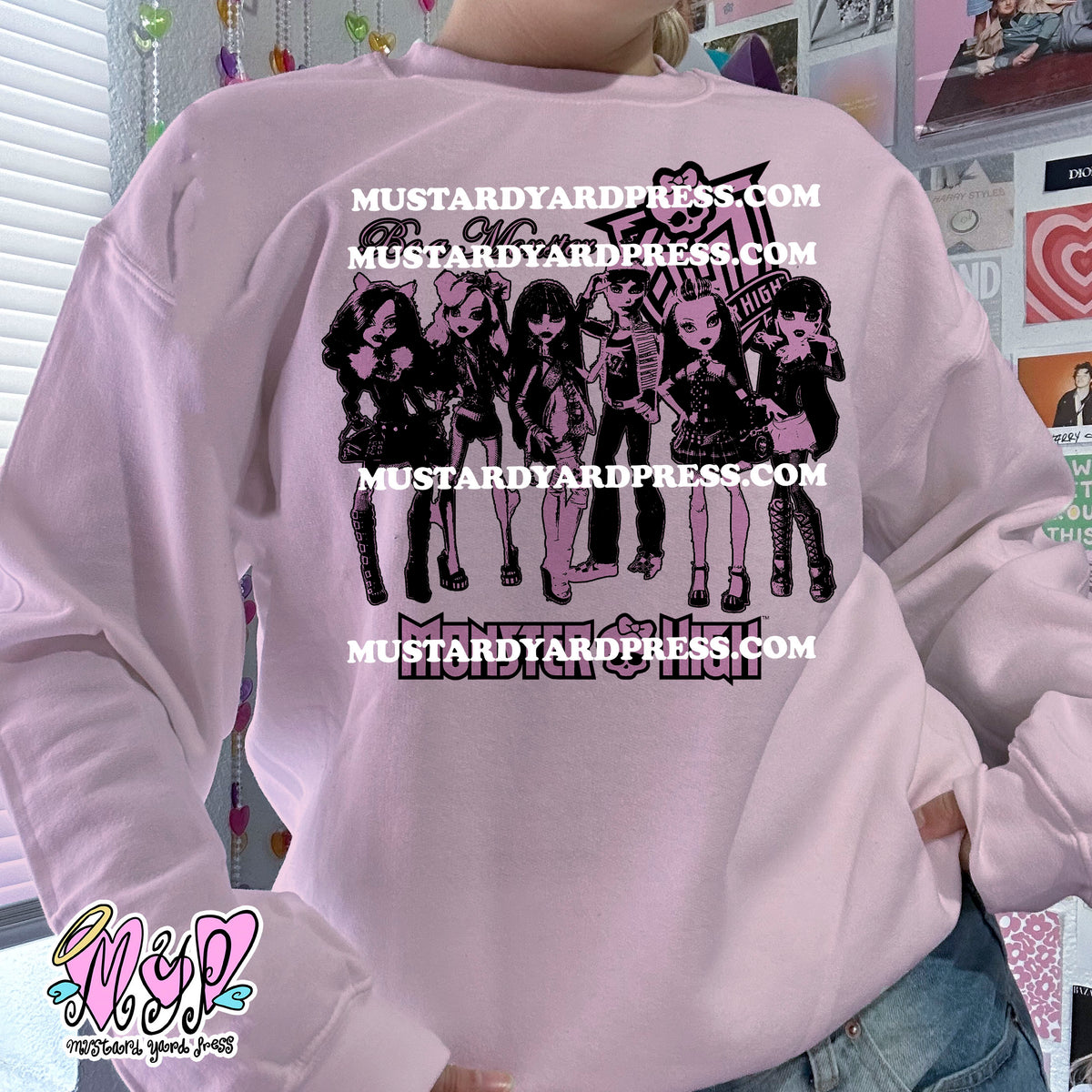 monster fashion besties crewneck