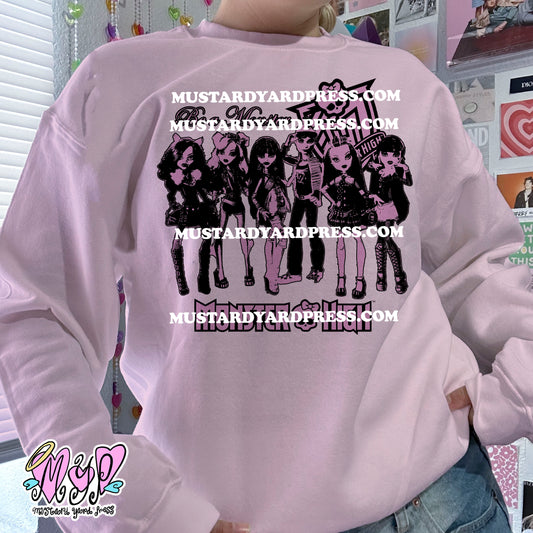 monster fashion besties crewneck