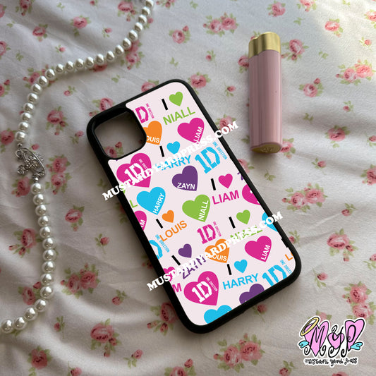 1d hearts phone case
