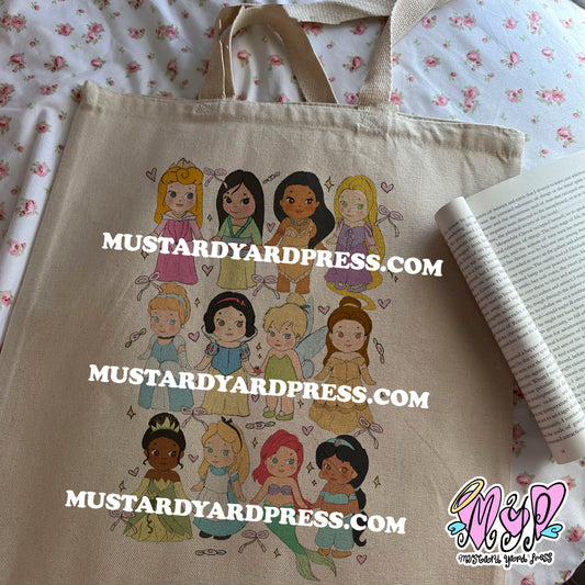 princesses tote bag