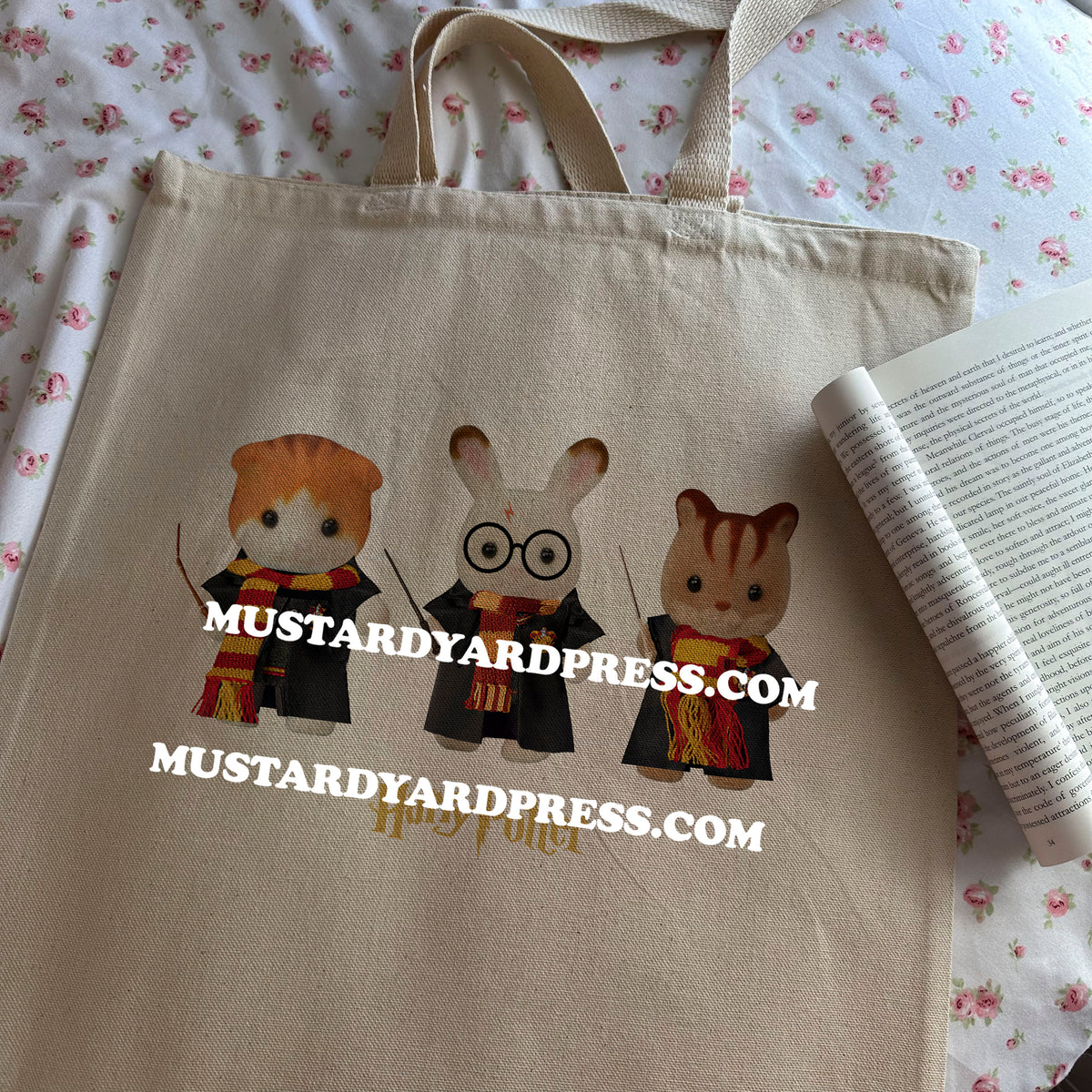 magic critters tote bag
