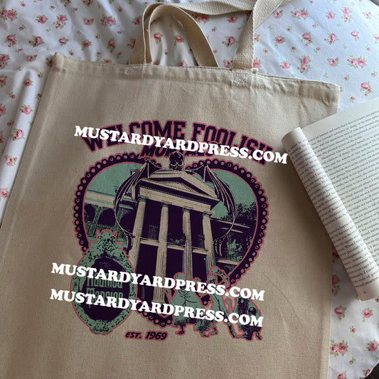 haunted tote bag