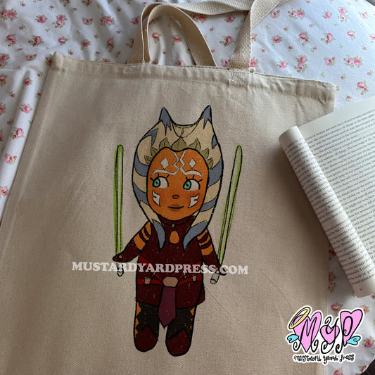 cutie snips tote bag