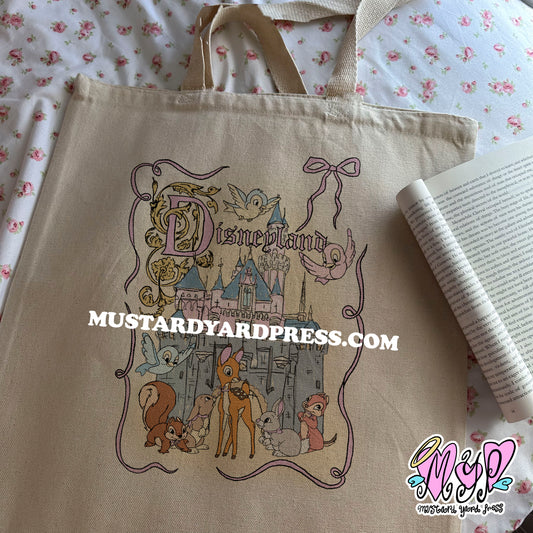 castle critters tote bag