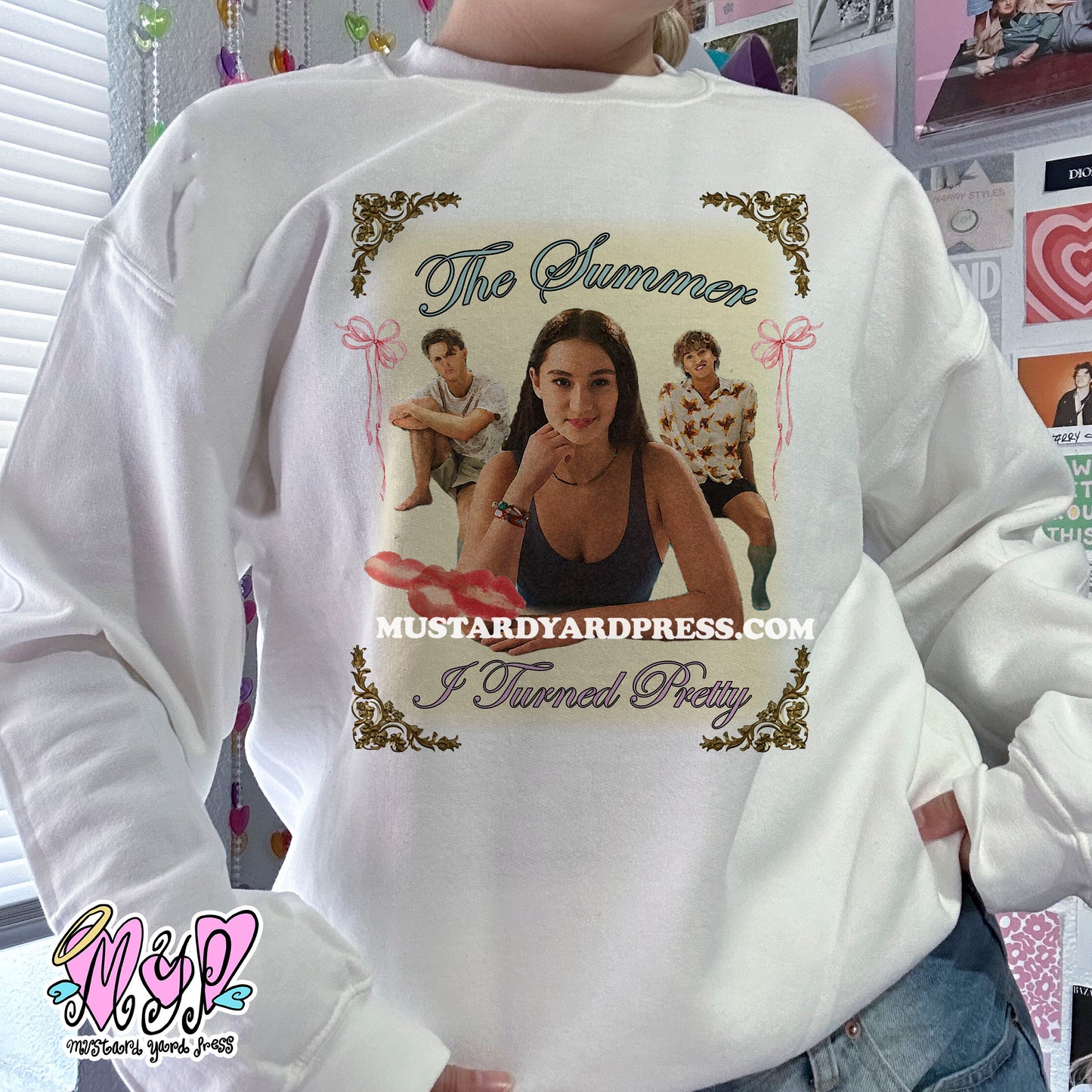 summer poster crewneck