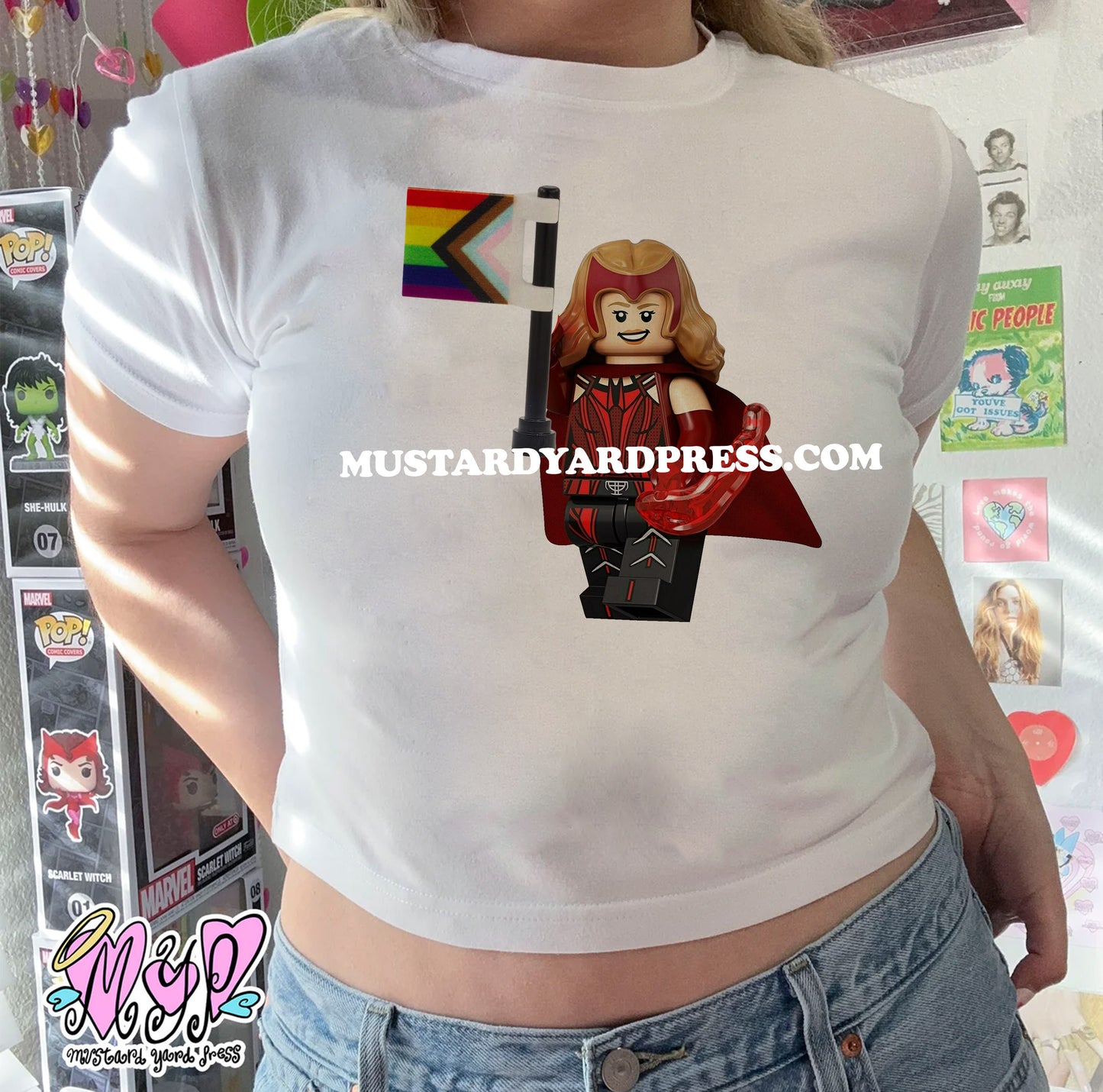 hero pride (ALL CHARACTERS) baby tee