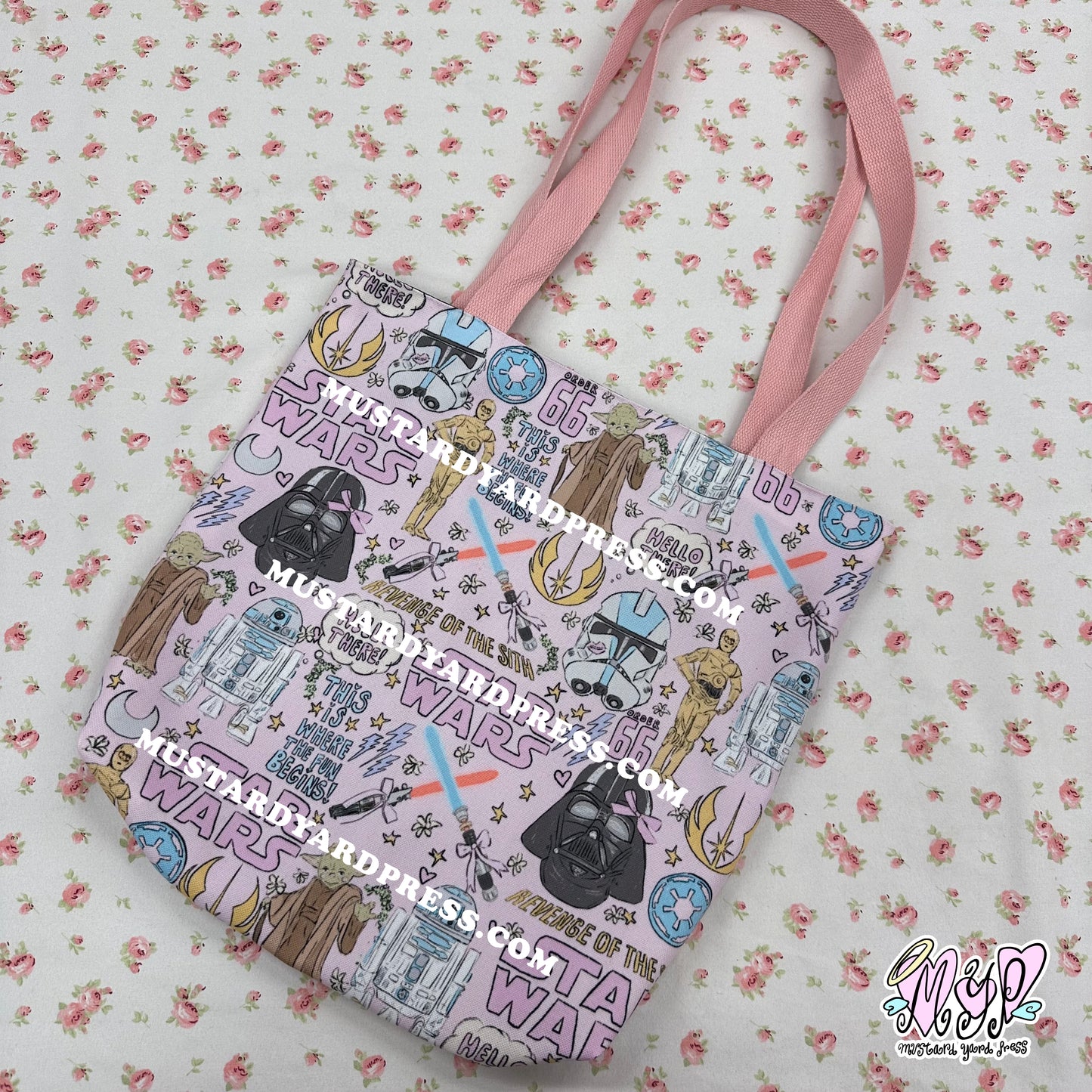 revenge doodles all over print tote bag