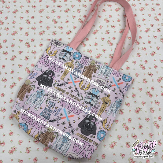 revenge doodles all over print tote bag