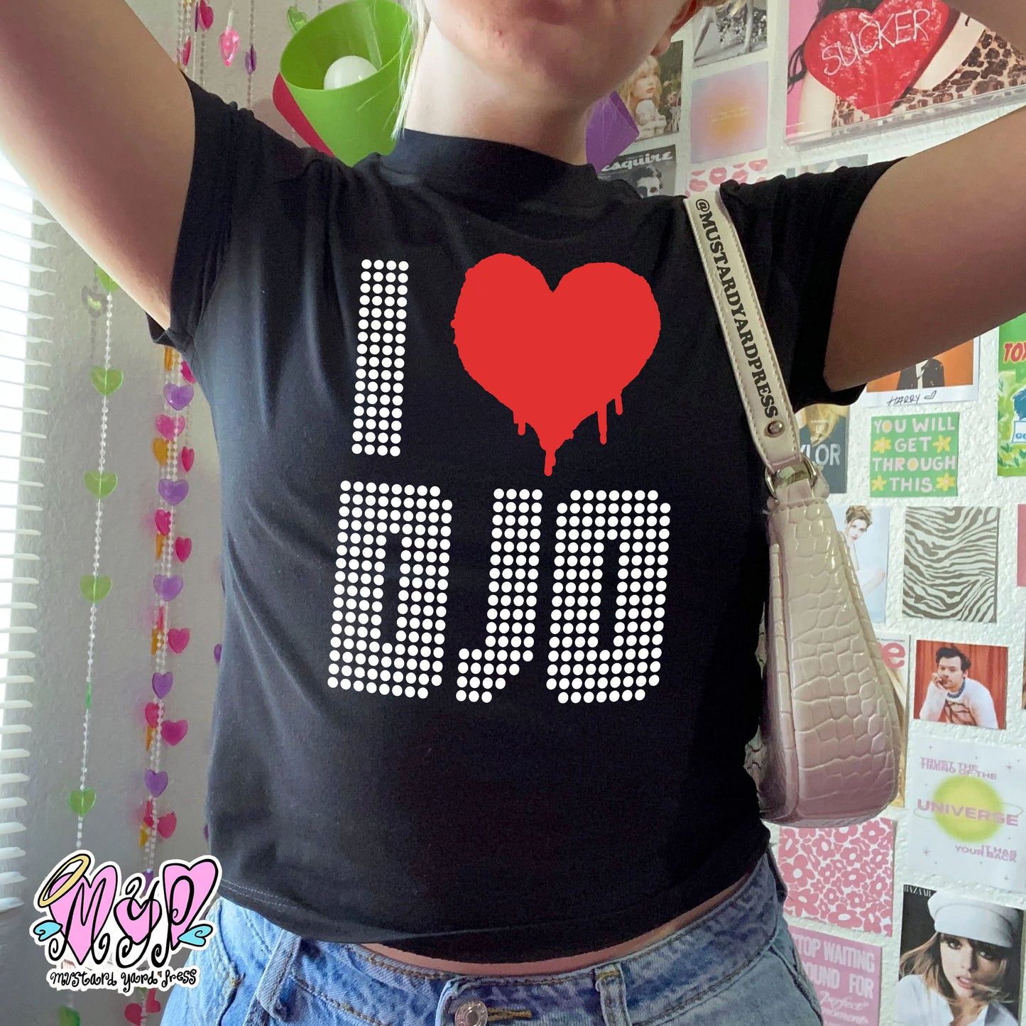 i love djo baby tee