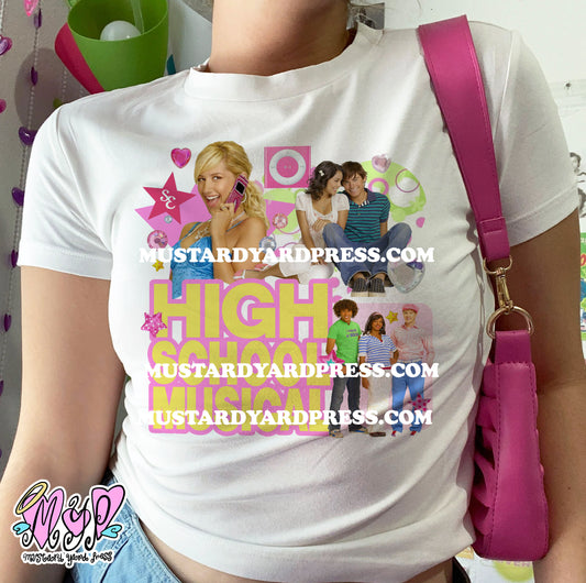 high school baby tee