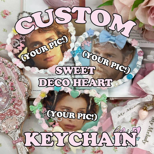 sweet deco custom keychain