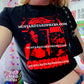 obsessed collage baby tee