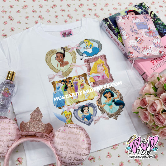 princess frames baby tee
