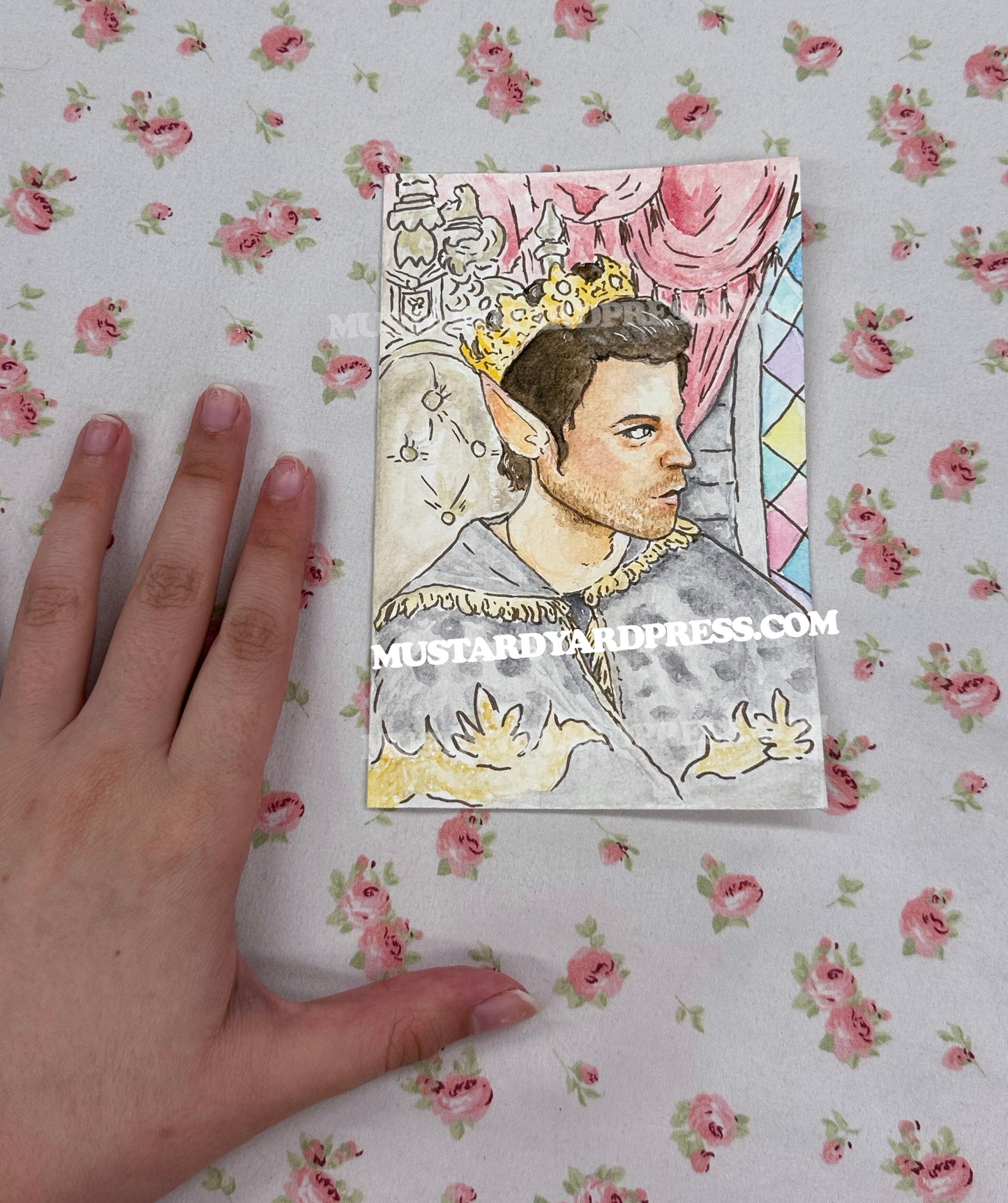 elf prince harry original painting