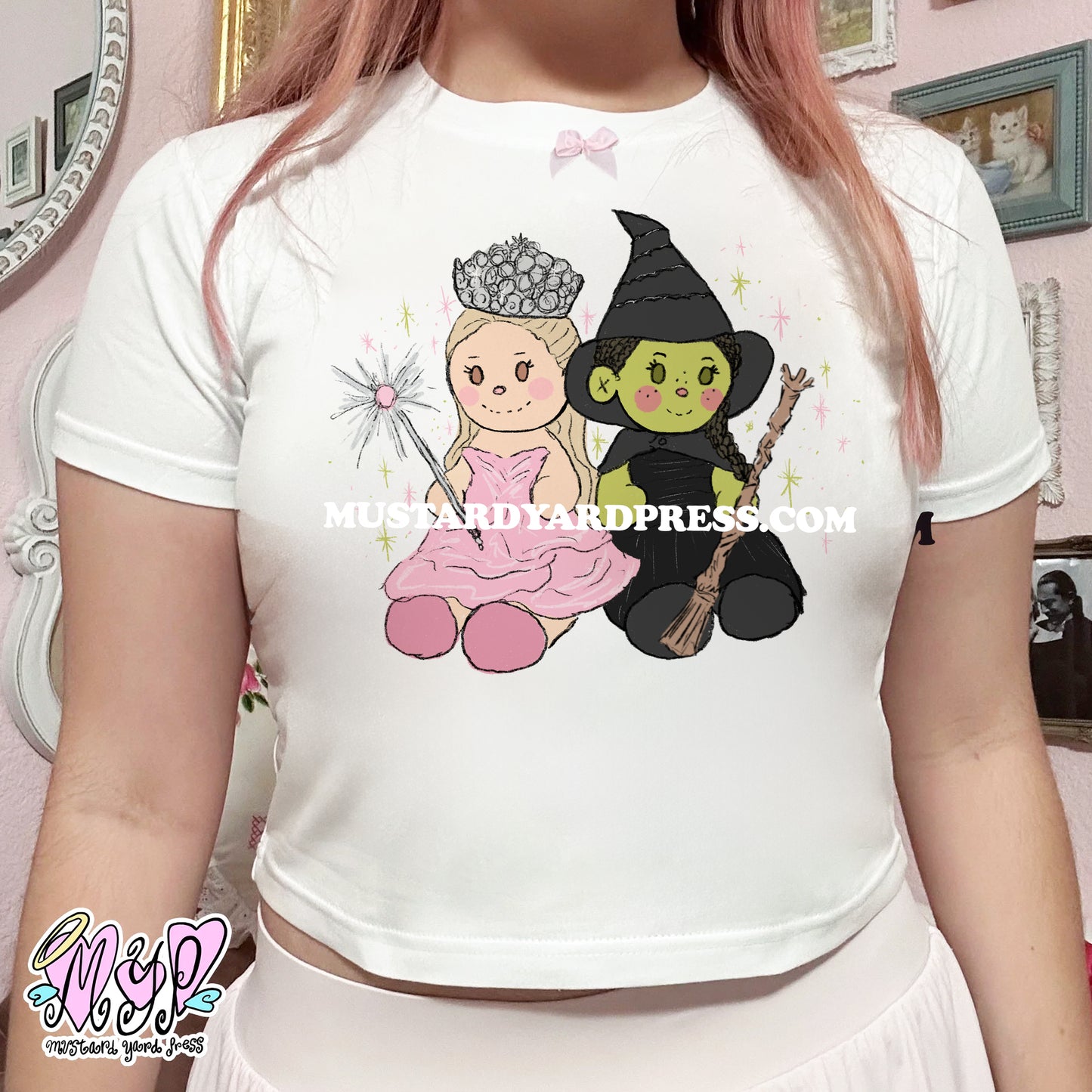 witches dolls baby tee