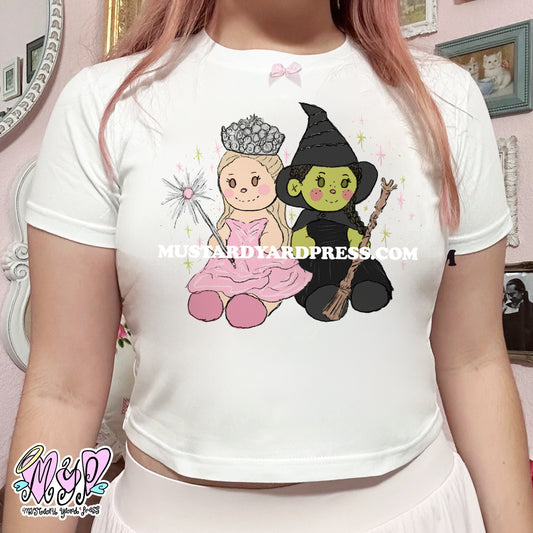 witches dolls baby tee