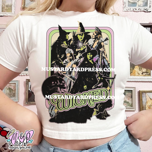 good witches vintage baby tee